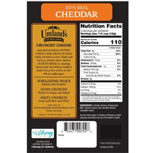 Umland's Crunchy Cheese - Cheddar - 1.9 oz Re-Sealable Bag (3 Servings)