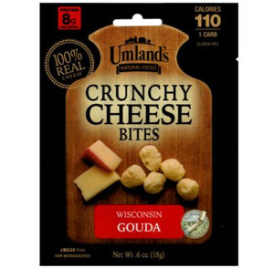Umland's Crunchy Cheese Bites Gouda .6 oz Bag (Single Serve)