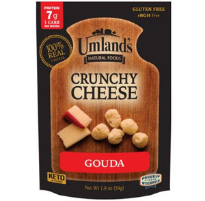 Umland's Crunchy Cheese - Gouda - 1.9 oz Re-Sealable Bag (3 Servings)