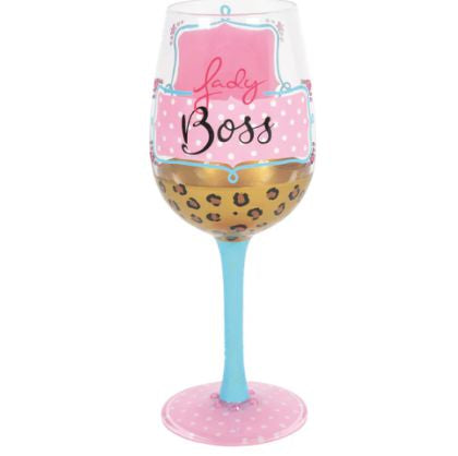 glass wine ornament Glass Wine Glass With Sayings Ornament main image 1