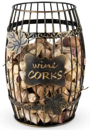 Grapevine Barrel Cork Holder
