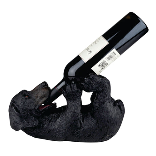 Black Lab Wine Bottle Holder