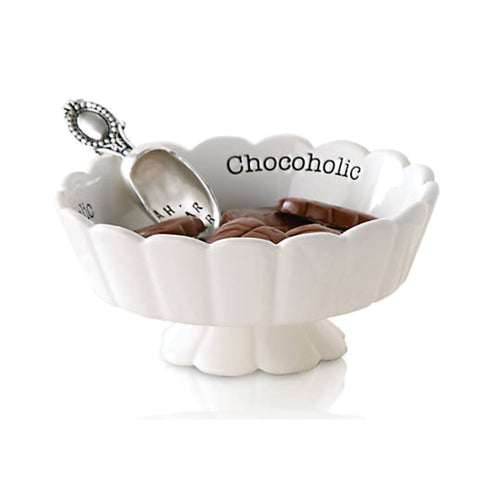 Chocoholic Pedestal Candy Dish