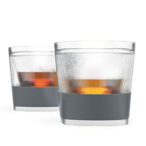 Freeze Whiskey Glasses - Set Of Two - Grey