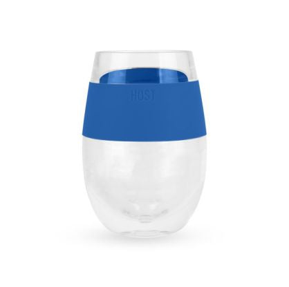 Freeze Wine Glasses - Single Glass - Blue