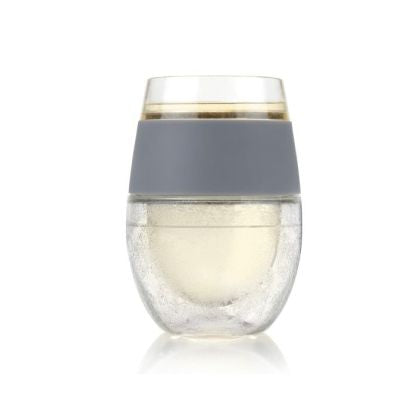 Freeze Wine Glasses - Single Glass - Grey