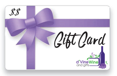 d'Vine Wine And Gifts Custom Gift Card (Choose Your Amount)