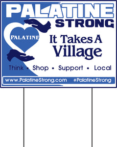 Palatine Strong Yard Sign
