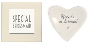 Special Bridesmaid Heart Dish